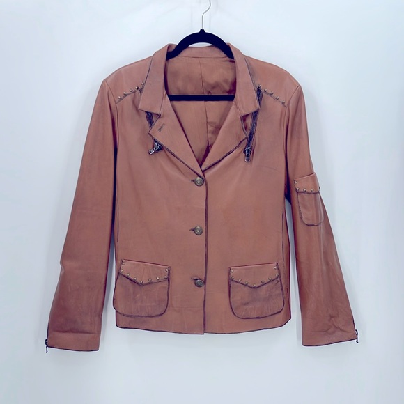 Vintage Vera Pelle Western Leather Jacket - Picture 1 of 7